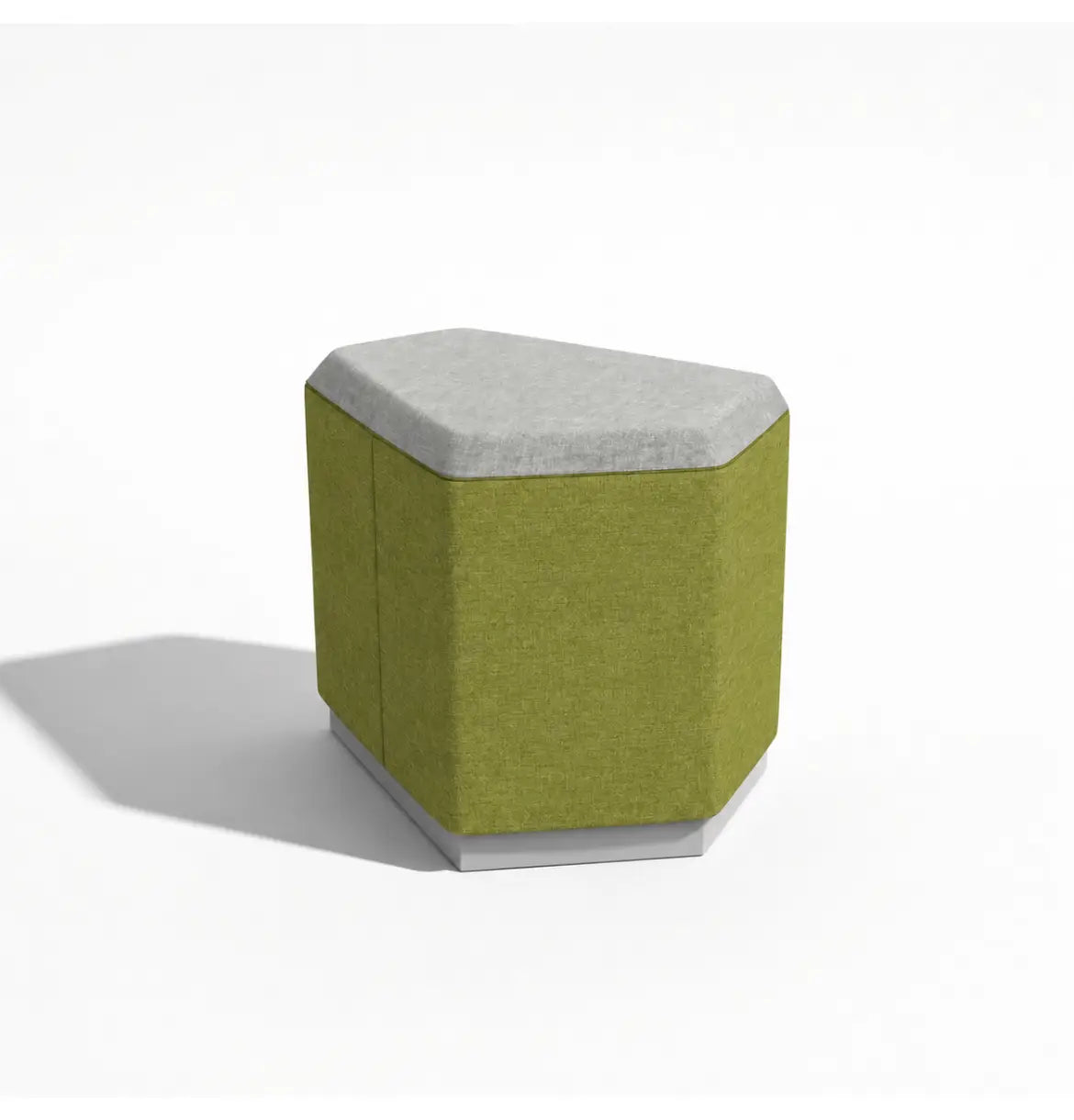 Linou Pentagonal Pouf Consumer KANO Green Fabric 8-10 Weeks