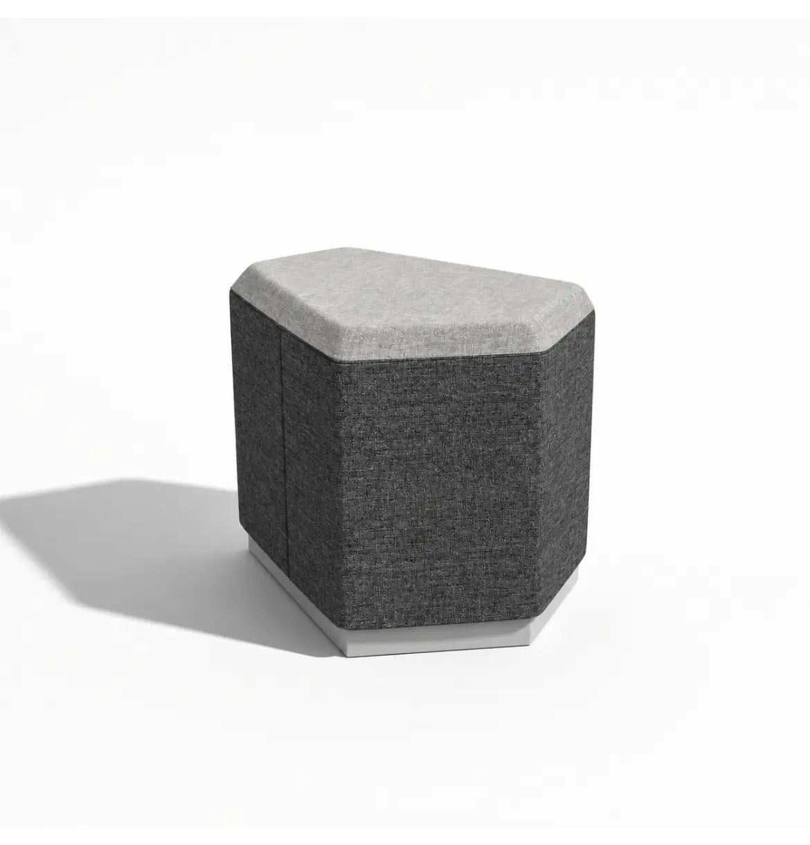 Linou Pentagonal Pouf Consumer KANO Black Fabric 8-10 Weeks