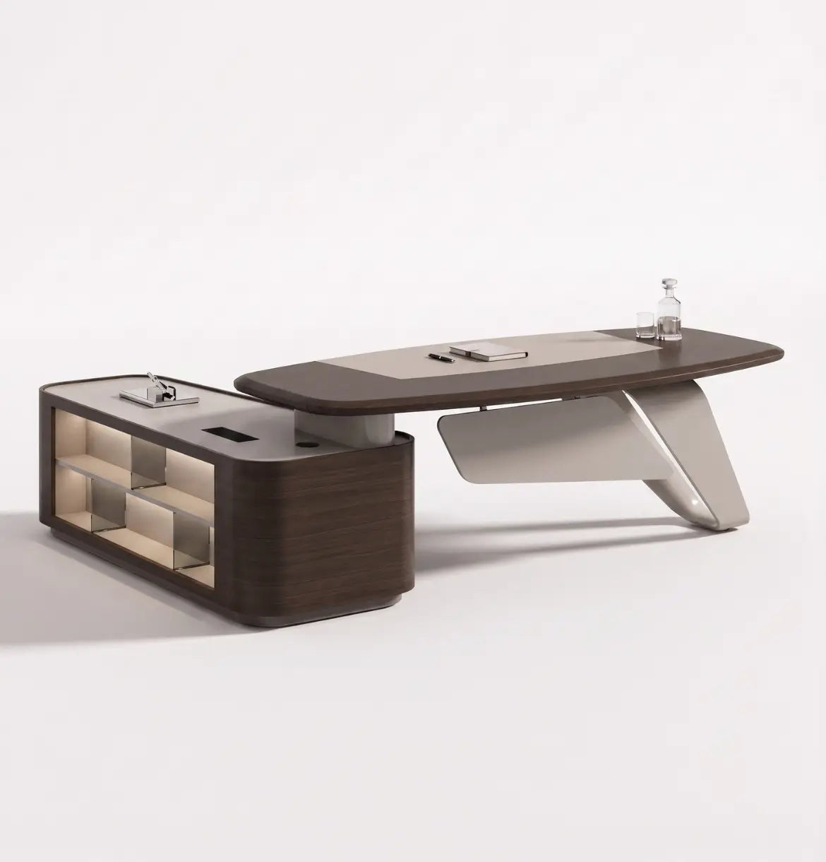 Ring Presidential Desk (2 Sizes) Consumer KANO CY08 Dark Chocolate Walnut 2800 8-10 Weeks