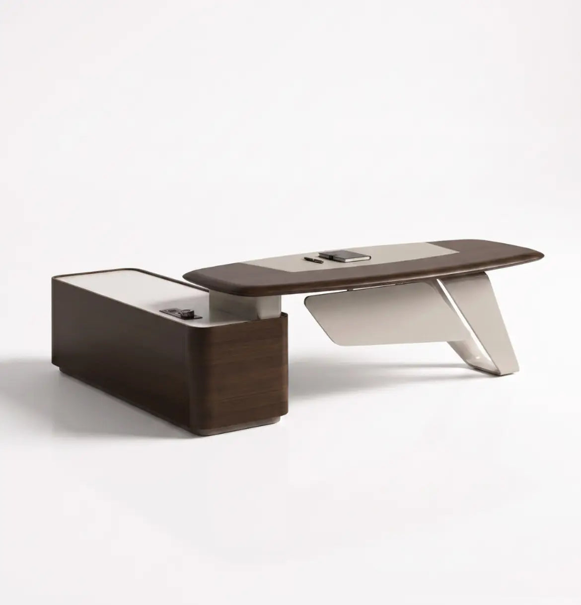 Ring Executive Desk Consumer KANO CY08 Dark Chocolate Walnut 2400 8-10 Weeks