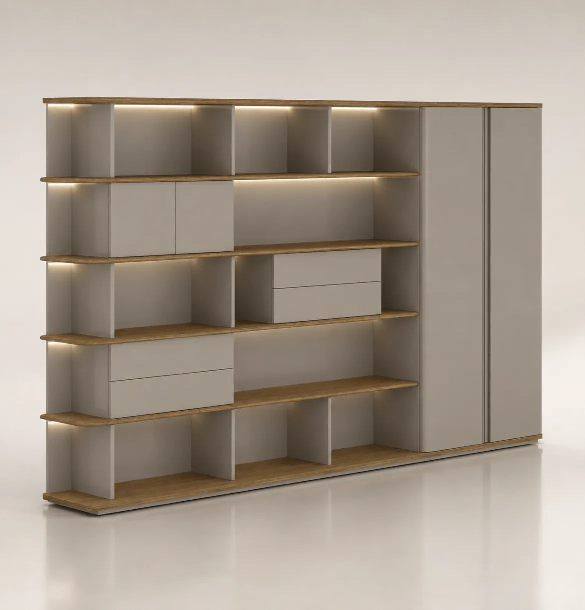 Ring Executive Wall Storage Consumer KANO CY19 Mocha Teakwood 3300 2-5 Working Days