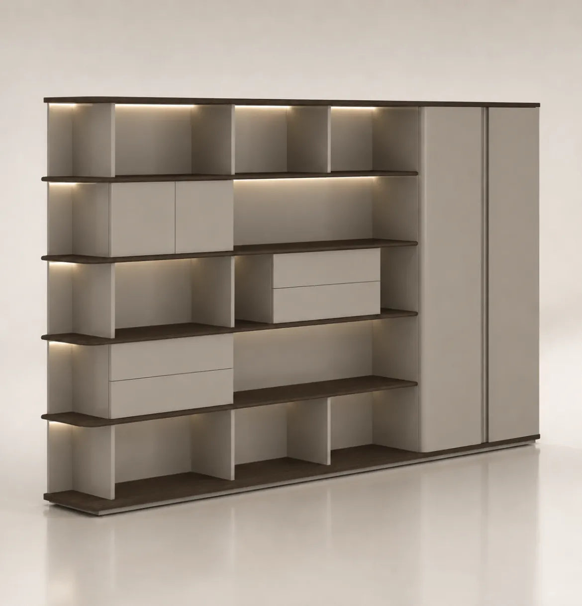Ring Executive Wall Storage Consumer KANO CY08 Dark Chocolate Walnut 3300 8-10 Weeks