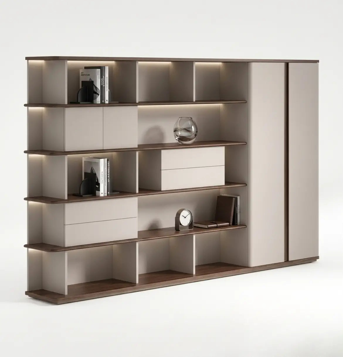 Ring Executive Wall Storage Consumer KANO CY08 Dark Chocolate Walnut 3300 8-10 Weeks