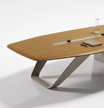 Ring Conference Table (10-14 Pax) Consumer KANO CY19 Mocha Teakwood 3400 2-5 Working Days