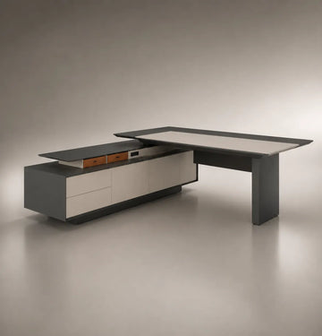 Rising Height Adjustable Executive Desk