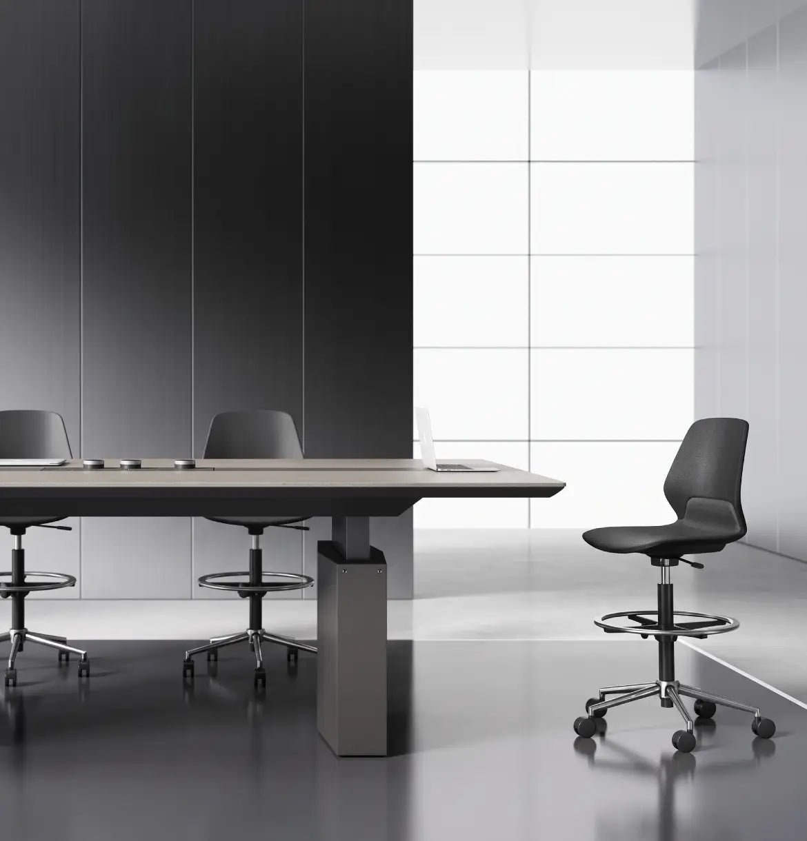 Rising Height Adjustable Meeting Table Consumer KANO