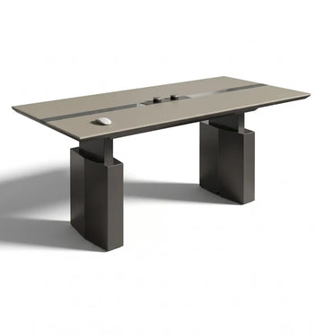 Rising Height Adjustable Meeting Table Consumer KANO Grey 2400 8-10 Weeks