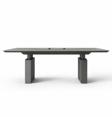 Rising Height Adjustable Meeting Table Consumer KANO Grey 2400 8-10 Weeks