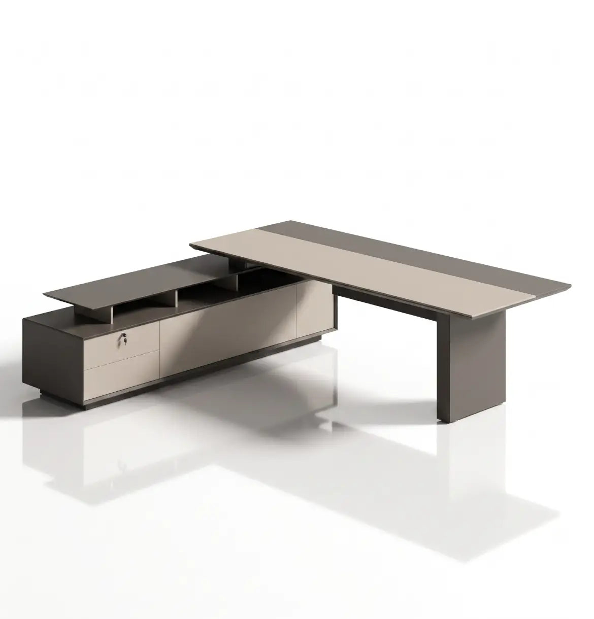 Rising Executive Desk MFC (2 Sizes) Consumer KANO Grey 2100 8-10 Weeks