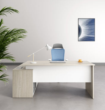 Vee Manager Desk with Credenza Consumer KANO   