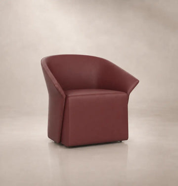 Secure Armchair Consumer BAFCO Red Vegan Leather 8-10 Weeks