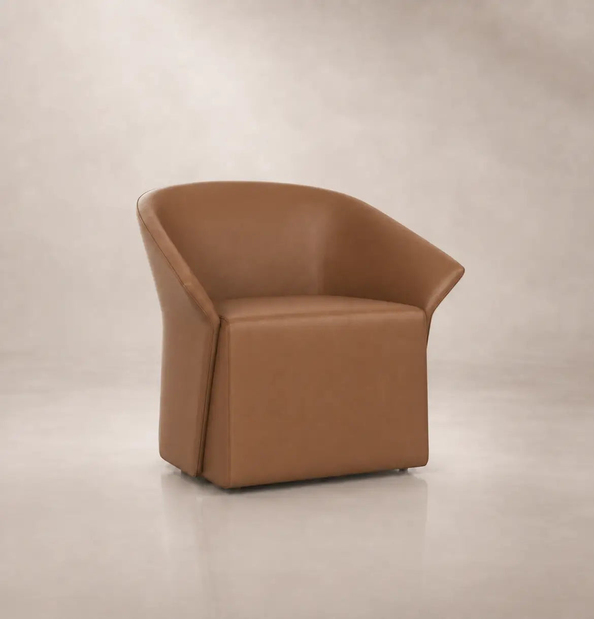 Secure Armchair Consumer BAFCO Tan Vegan Leather 8-10 Weeks