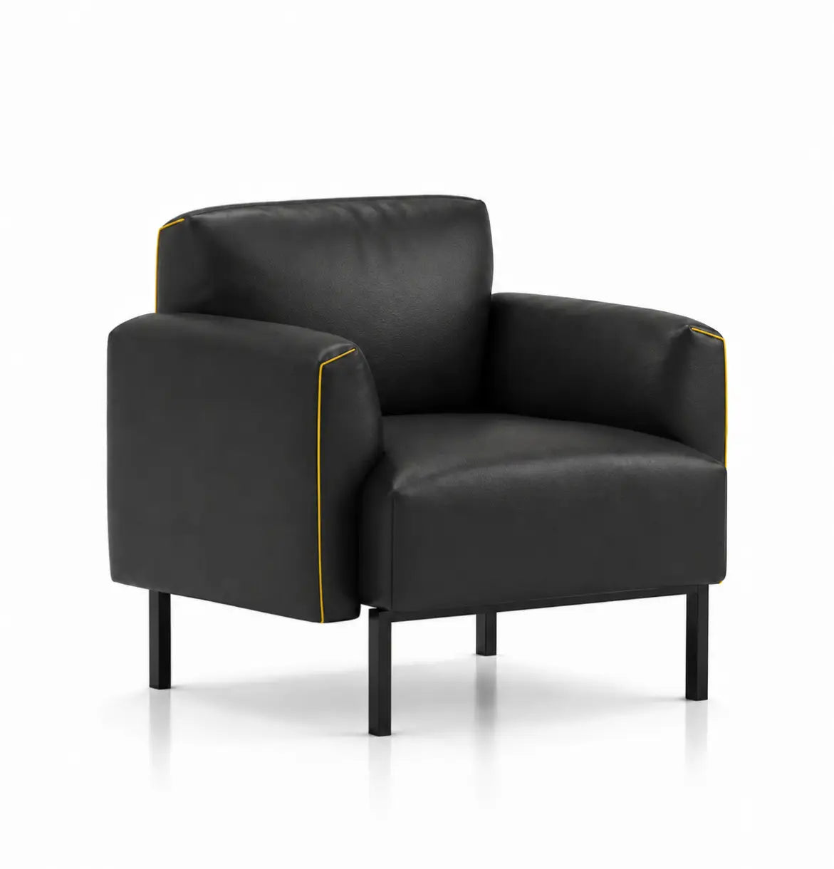 Skin Armchair Consumer KANO Black Vegan Leather 8-10 Weeks