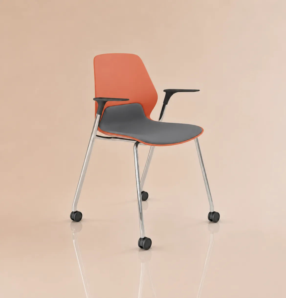 Staryo in 4-Legs with Castors Consumer KANO Red 8-10 Weeks
