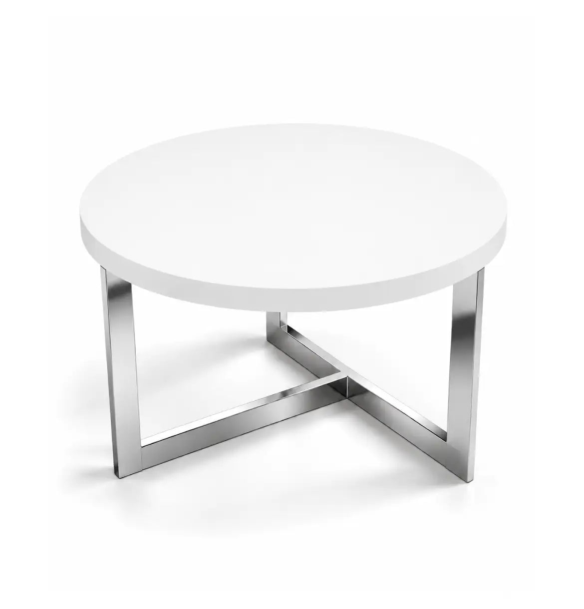 Tee Centre Round Coffee Table Consumer BAFCO White 2 Weeks