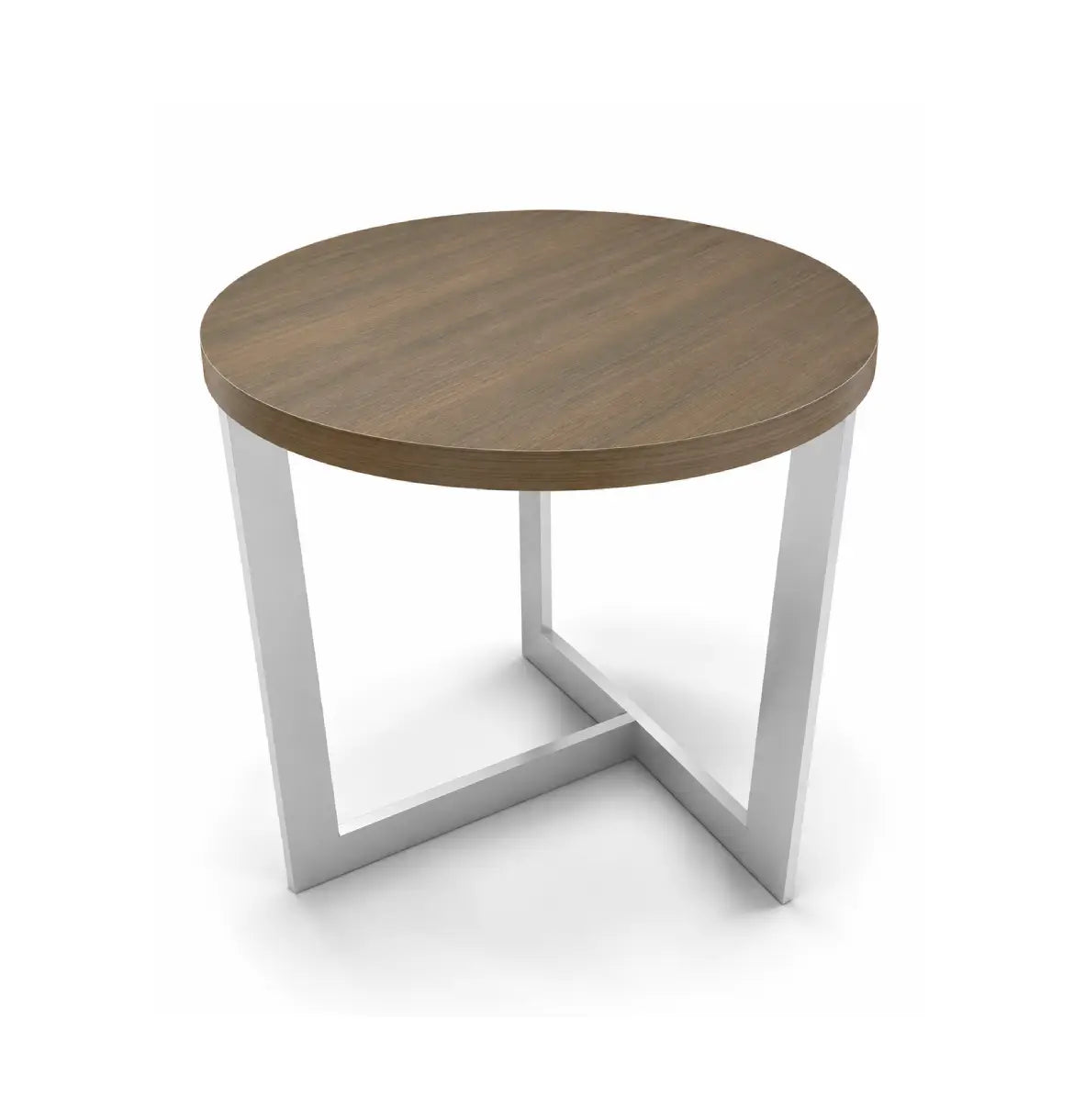 Tee Side Round Coffee Table Consumer BAFCO Hairline Walnut 2 Weeks