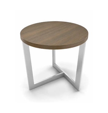 Tee Side Round Coffee Table Consumer BAFCO Hairline Walnut 2 Weeks
