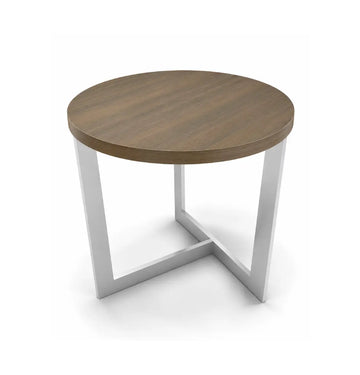 Tee Side Round Coffee Table Consumer BAFCO Hairline Walnut 2 Weeks