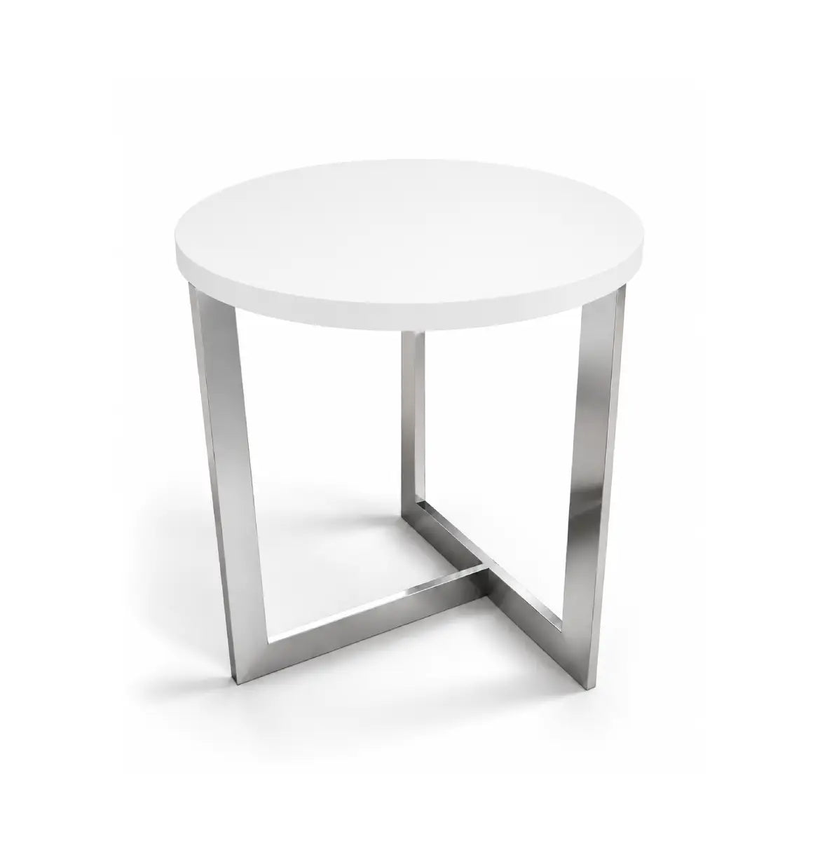 Tee Side Round Coffee Table Consumer BAFCO White 2 Weeks