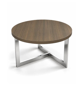 Tee Centre Round Coffee Table Consumer BAFCO Hairline Walnut 2 Weeks