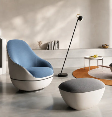 UFO Stool Consumer BAFCO Blue Fabric 8-10 Weeks