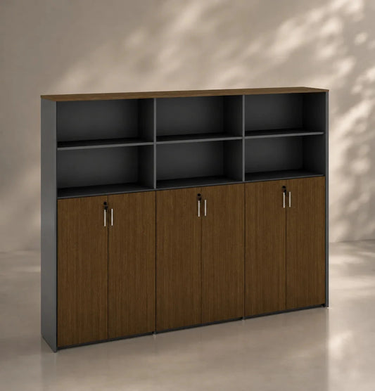 Universal 5-Level Triple Cabinet in Veneer Consumer KANO