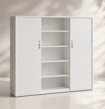 Universal 5-Level Wall Unit Cabinet (White Body) Consumer KANO