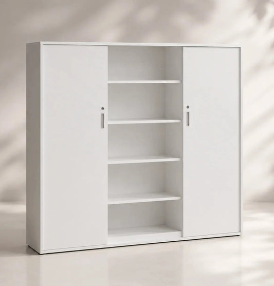 Universal 5-Level Wall Unit Cabinet (White Body) Consumer KANO