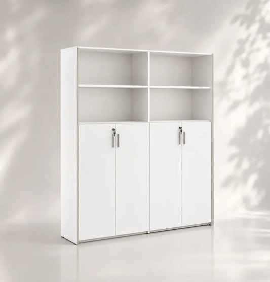 Universal 5-Level Dual Cabinet (White Body) Consumer KANO