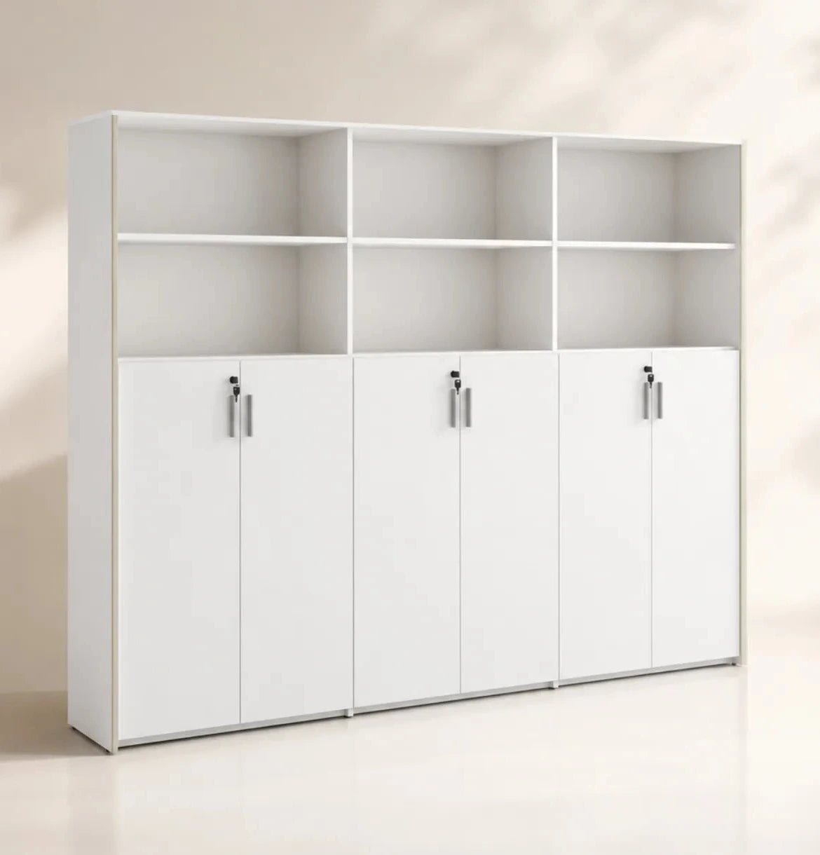 Universal 5-Level Triple Cabinet (White Body) Consumer KANO