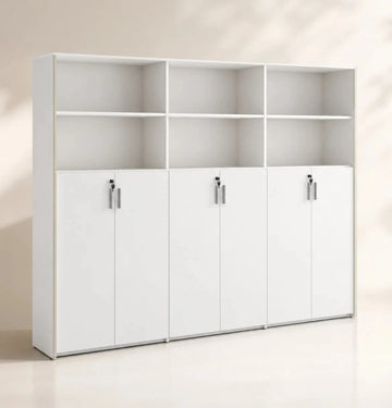 Universal 5-Level Triple Cabinet (White Body) Consumer KANO