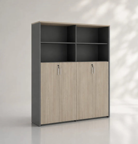 Universal 5-Level Dual Cabinet (Meteor Grey Body) Consumer KANO