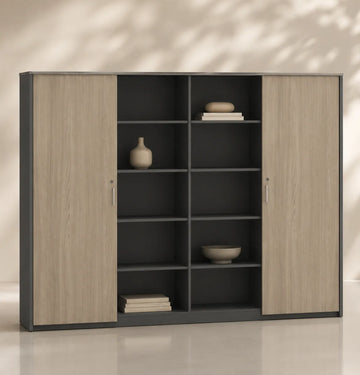 Universal 5-Level Wall Unit Cabinet (Meteor Grey Body) Consumer KANO