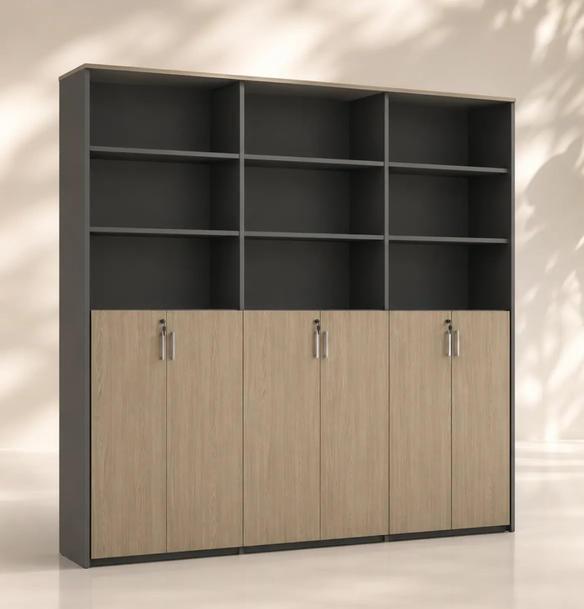 Universal 6-Level Triple Cabinet (Meteor Grey Body) Consumer KANO