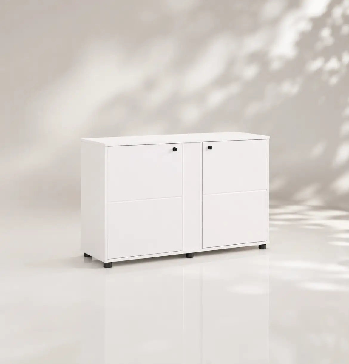 Universal 2-Level Printer Cabinet (White Body) Consumer KANO