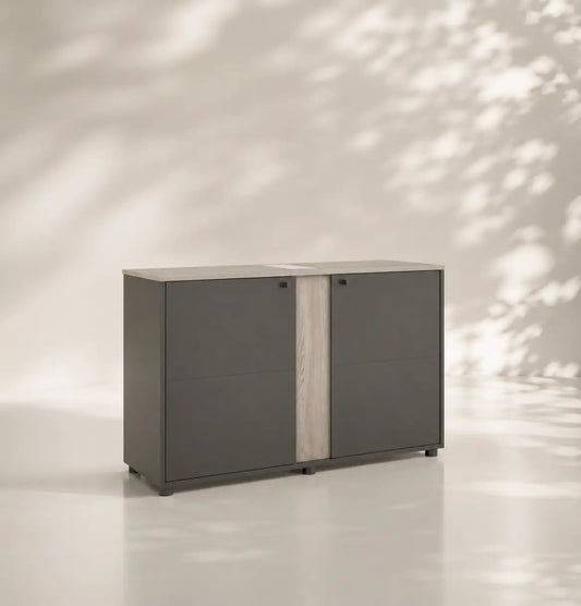 Universal 2-Level Printer Cabinet (Meteor Grey Body) Consumer KANO