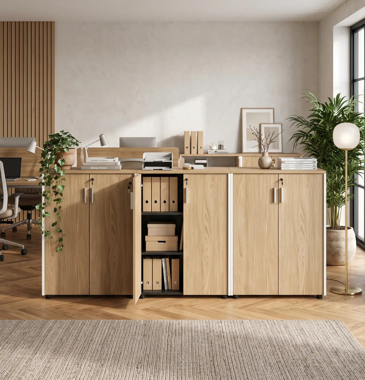 Universal Light 3-Level Cabinet Consumer KANO