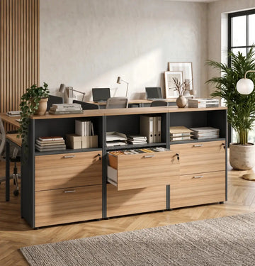 Universal Dark 3-Level Semi Open Drawer Consumer KANO