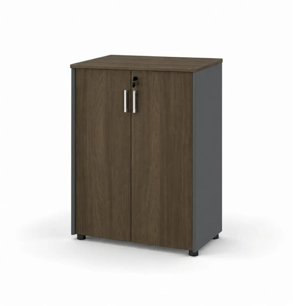 Universal Dark 3-Level Cabinet Consumer KANO CF42 Mocha Oak 8-10 Weeks