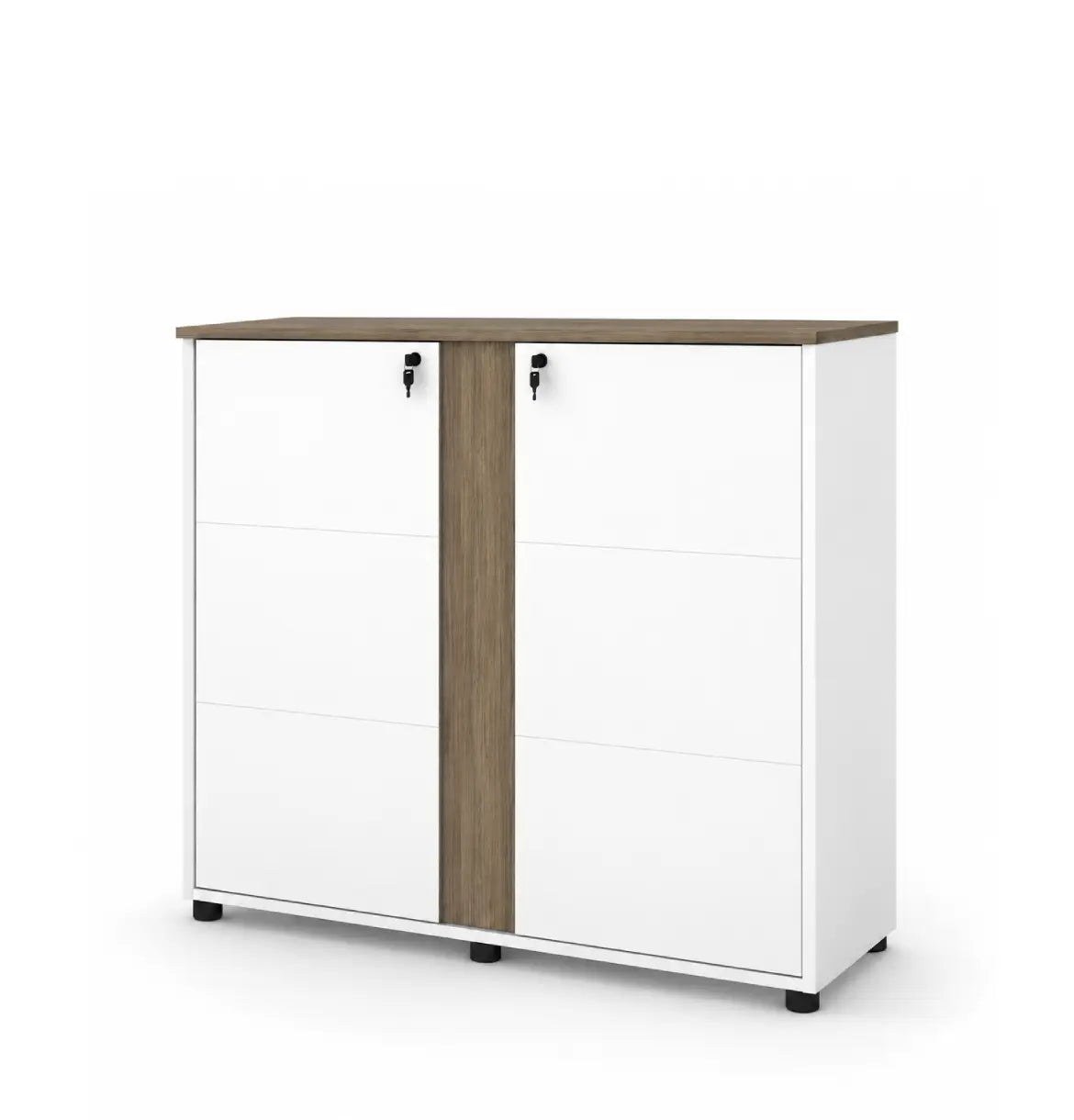 Universal Light 3-Level Printer Cabinet Consumer KANO CF12 Coffee Walnut 8-10 Weeks