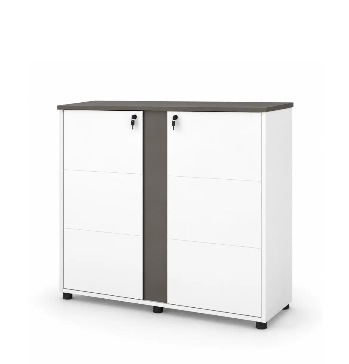 Universal Light 3-Level Printer Cabinet Consumer KANO Grey 8-10 Weeks