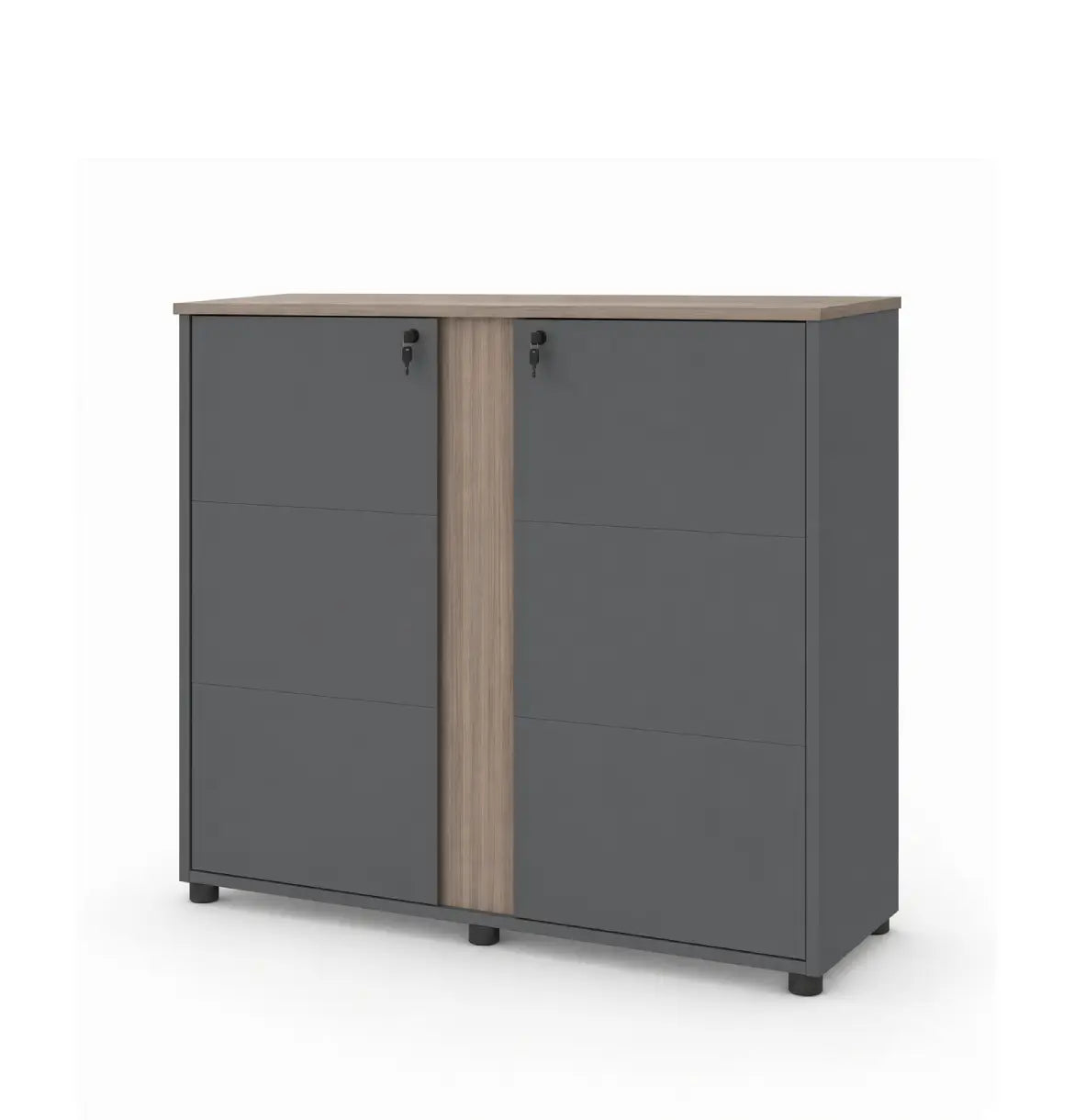 Universal Dark 3-Level Printer Cabinet Consumer KANO CF09 Log Walnut 8-10 Weeks