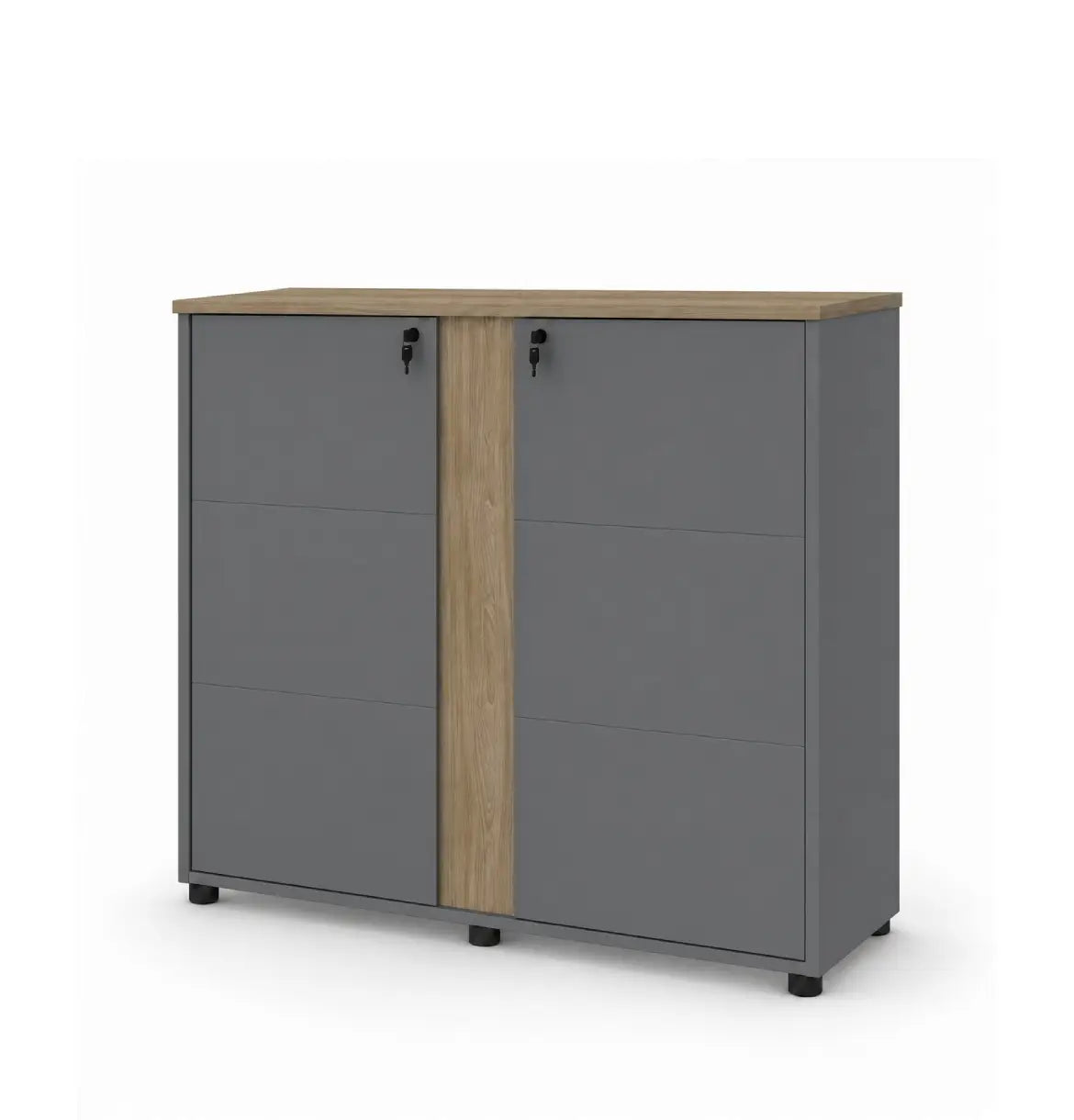 Universal Dark 3-Level Printer Cabinet Consumer KANO CF41 Nash Oak 8-10 Weeks