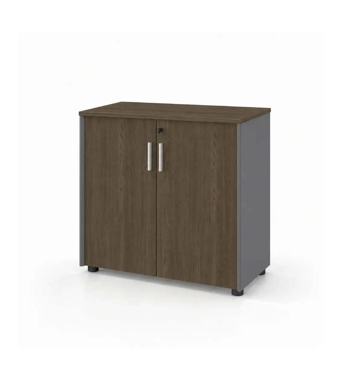 Universal Dark 2-Level Cabinet Consumer KANO CF42 Mocha Oak 8-10 Weeks