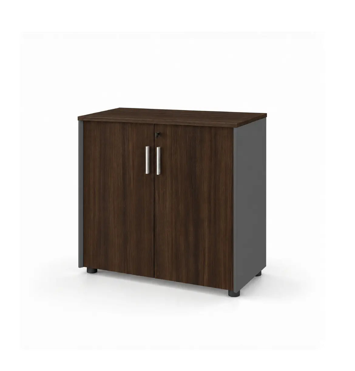 Universal Dark 2-Level Cabinet Consumer KANO Hairline Walnut 2-5 Working Days