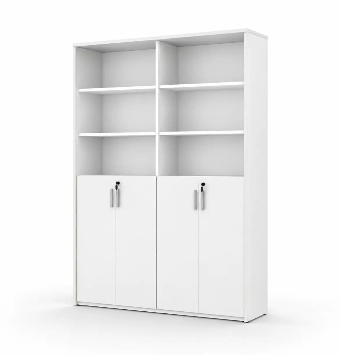 Universal Light 6-Level Dual Cabinet Consumer KANO White Upper Shelves are Open 8-10 Weeks