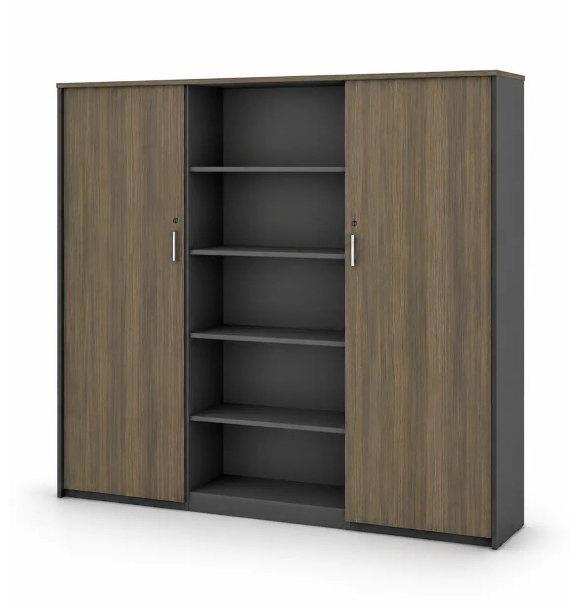 Universal Dark 5-Level Wall Cabinet Consumer KANO CF12 Coffee Walnut 2000 8-10 Weeks