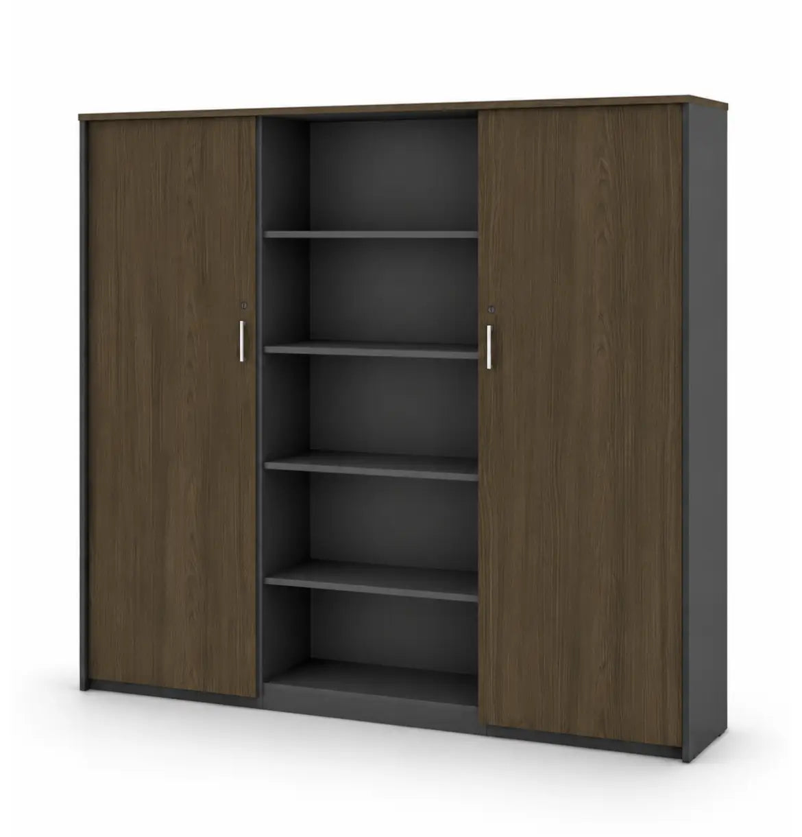 Universal Dark 5-Level Wall Cabinet Consumer KANO CF42 Mocha Oak 2000 8-10 Weeks