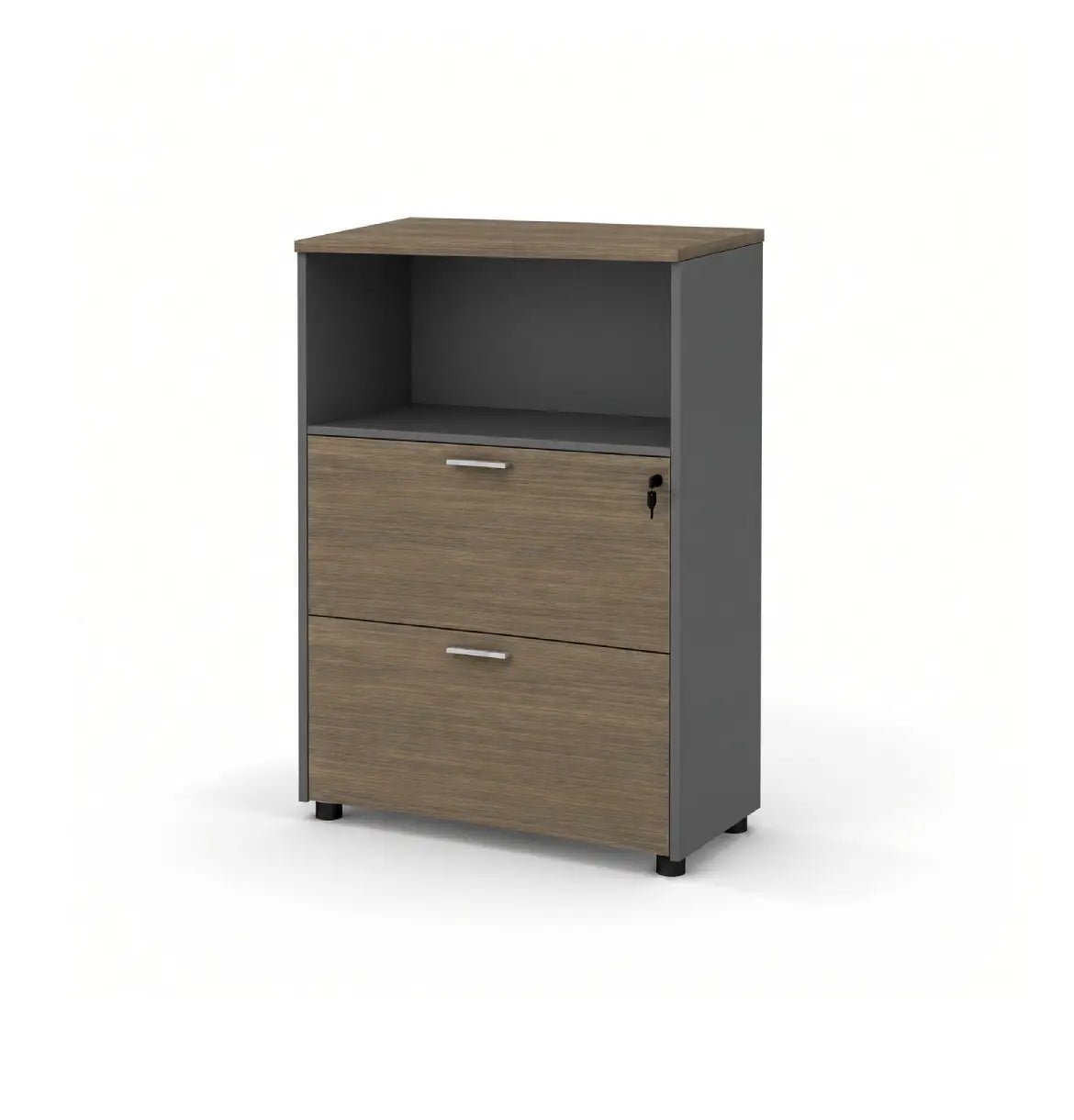 Universal Dark 3-Level Semi Open Drawer Consumer KANO CF12 Coffee Walnut 8-10 Weeks
