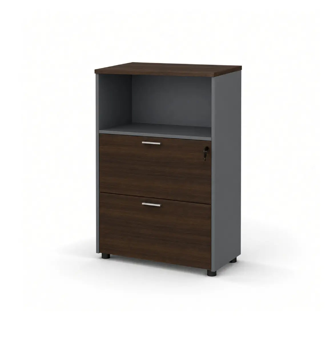 Universal Dark 3-Level Semi Open Drawer Consumer KANO Hairline Walnut 8-10 Weeks